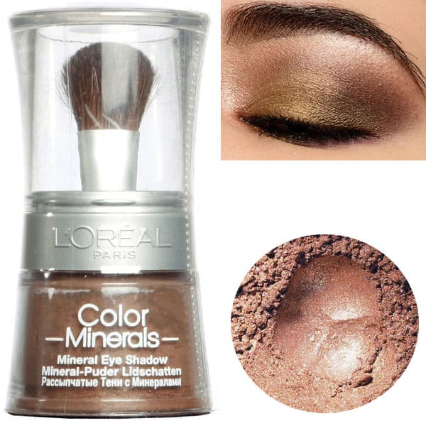L'Oreal Color MINERALS Eye Shadow Loose Powder-Golden Sienna