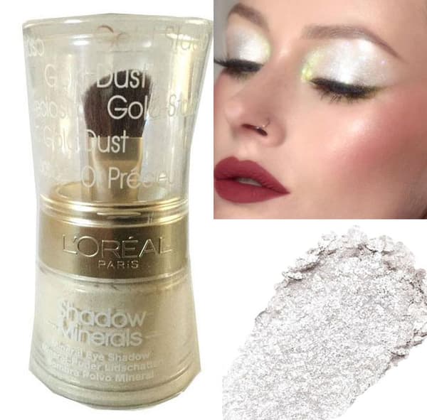 L'Oreal Color MINERALS Eye Shadow Loose Powder-White Gold