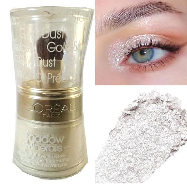 L'Oreal Color MINERALS Eye Shadow Loose Powder-White Gold