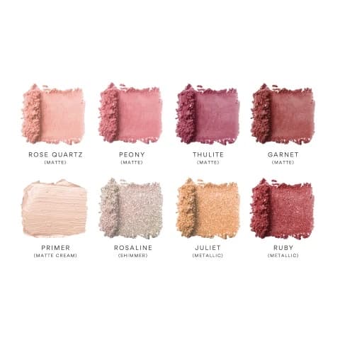 SWATI Cosmetics RHODOCHROSITE EYE SHADOW + PRESSED PIGMENTS PALETTE, RHODOCHROSITE