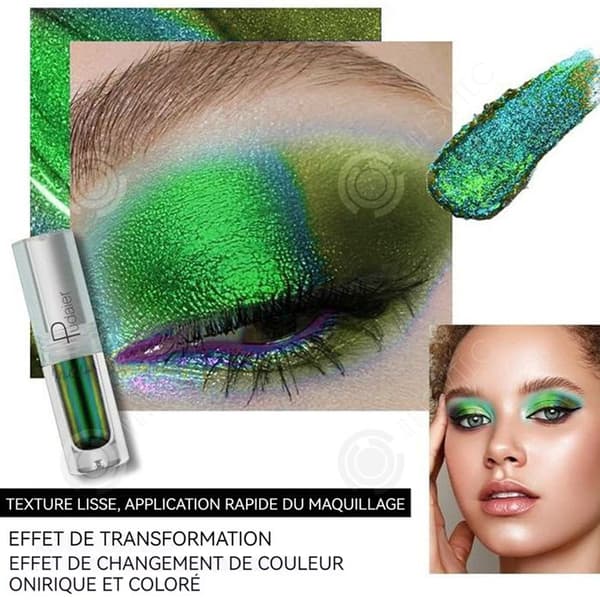 INN Glitter Chameleon Liquid Eyeshadow Metallic Shimmer Eyeshadow Långvarig flytande ögonskugga för kvinnor