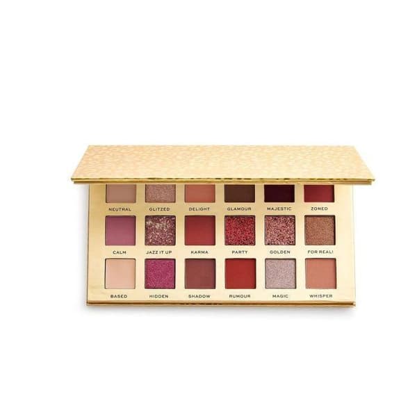 Ögonskugga - MAKE UP REVOLUTION - New Neutral - 18g - Bruna och guldfärger - Professionell palett