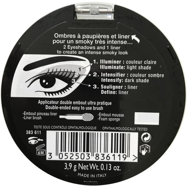 Bourjois Intense Smoky Trio-1liner&2Eyeshadow-Violet Constelle