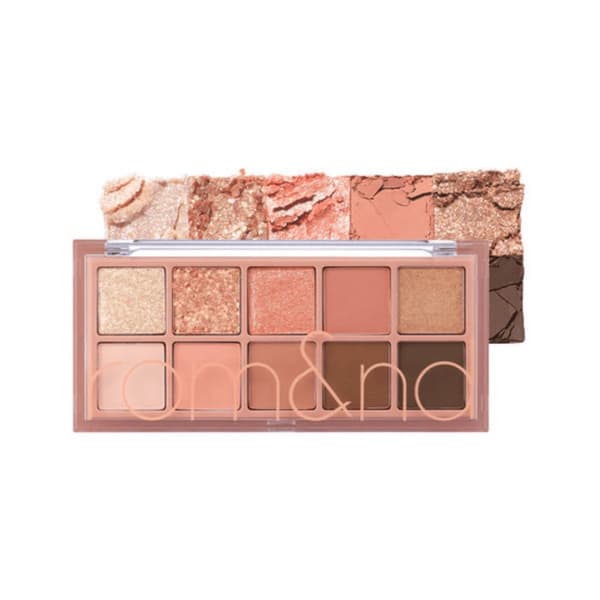 rom&nd Better Than Palette 01 Pampas Garden 7.5 g - beigen ja persikan sävyinen luomiväripaletti