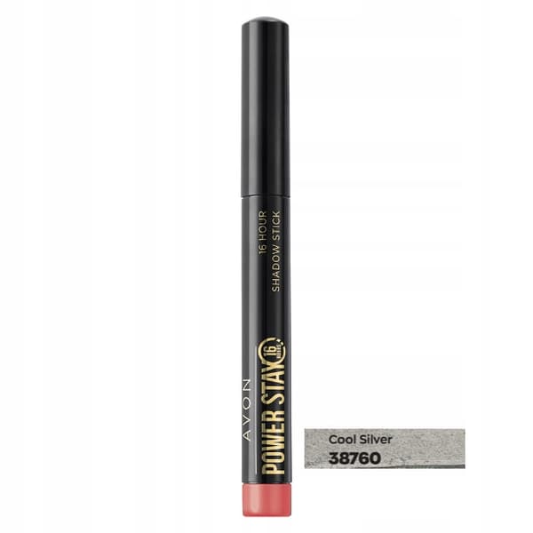 AVON Power Stay 16 Hours Shadow COOL SILVER