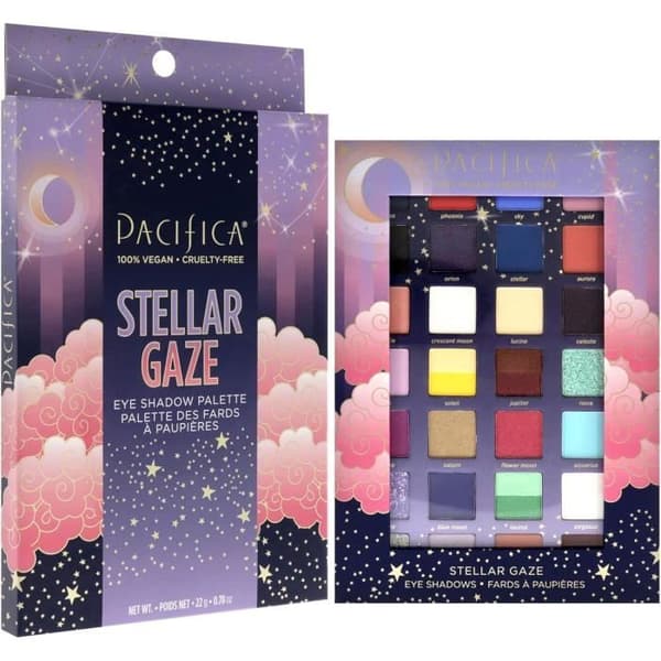 Pacifica Beauty Stellar Gaze Ögonskuggepalett, 28 Mineralögonskuggsnyanser