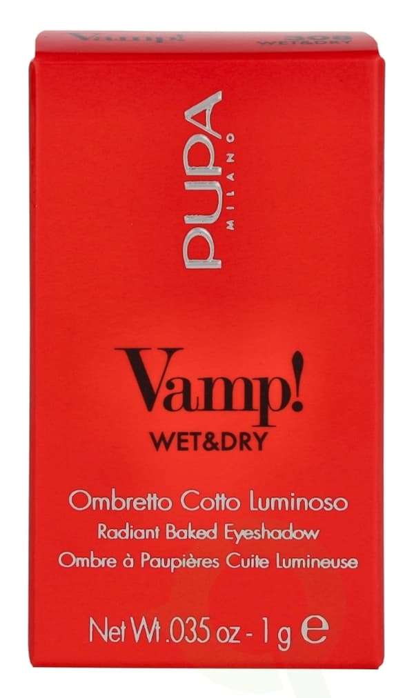 Pupa Milano Pupa Vamp! Wet & Dry Eyeshadow 1 g #308 Antractite Grey