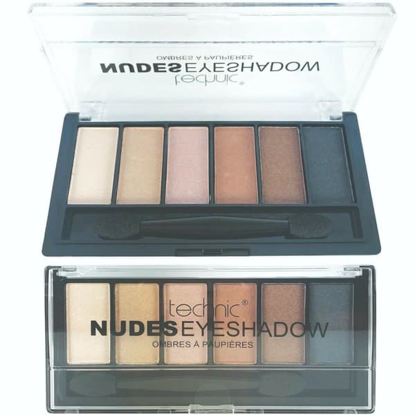 Technic Matte Shimmer Nude Eyeshadow Kit - Nude