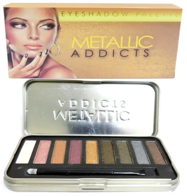 Saffron Addicts Metallic Eyeshadow Palette