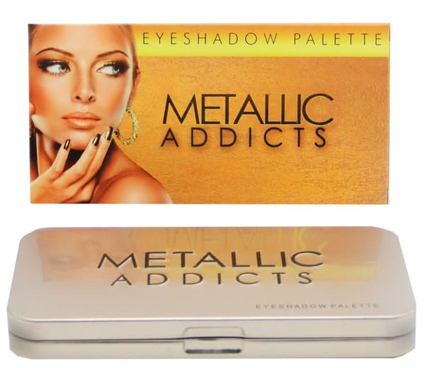 Saffron Addicts Metallic Eyeshadow Palette