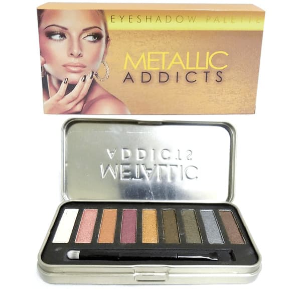Saffron Addicts Metallic Eyeshadow Palette