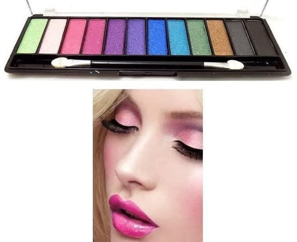 Saffron Chic-Color 12 Pearl Eyeshadow Palette
