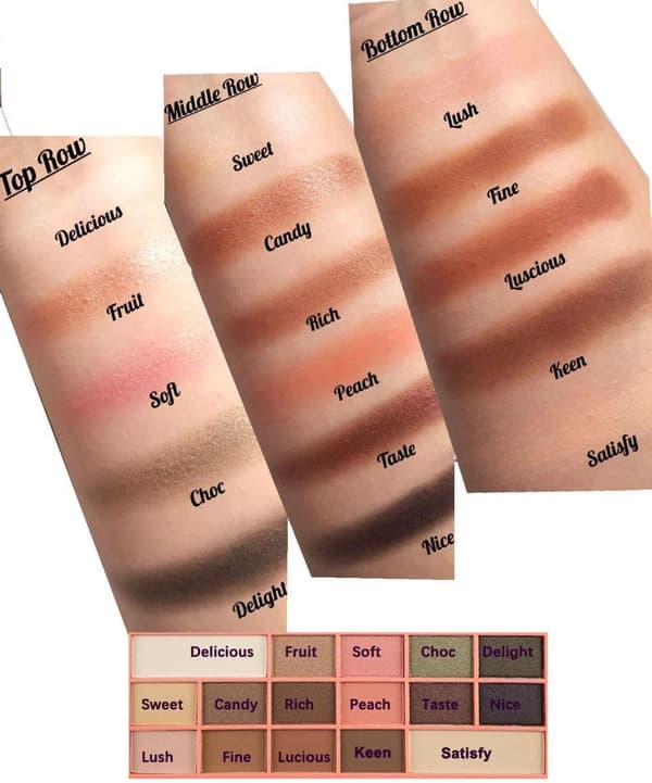 I e Makeup Chocolate and Peaches Eyeshadow Palette
