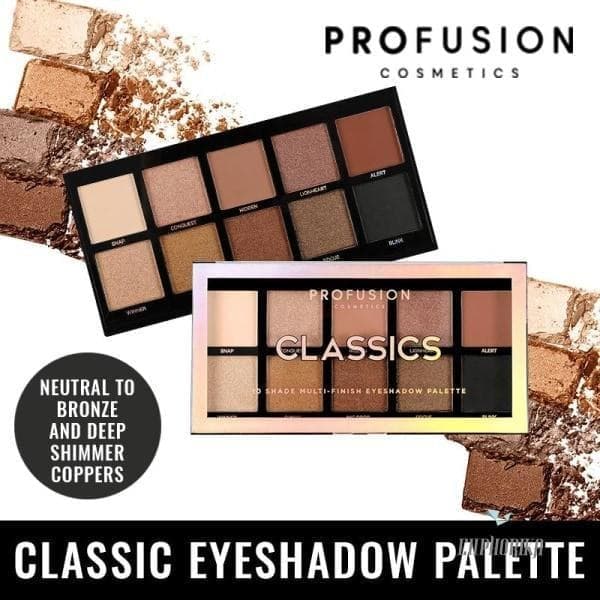 Profusion Classics Multi Finish Eyeshadow Palette