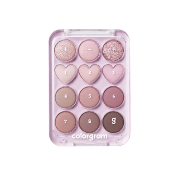Colorgram Pin Point -luomiväripaletti #02 Pink + Mauve 9.9 g - pinkki luomiväripaletti