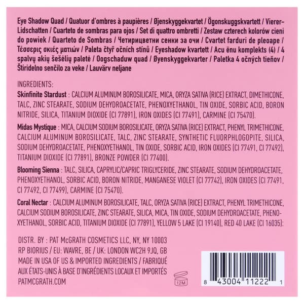 Ojenskygge Quad - Nirvana Nectar af Pat Mcgrath Labs til kvinder - 0,14 oz ojenskygge