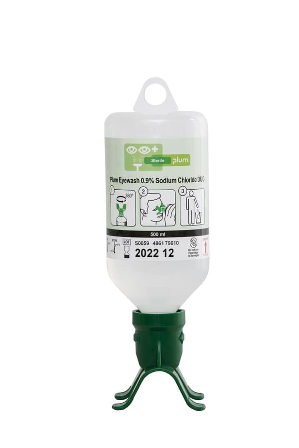 Ögondusch PLUM 0,9% 500ml Duo
