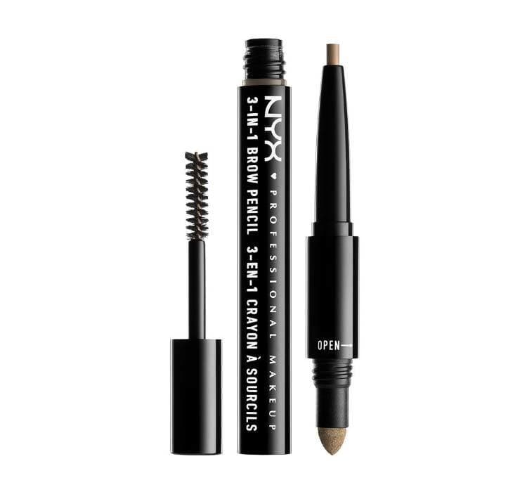 NYX 3-in-1 Brow Pencil wielofuncyjny pro