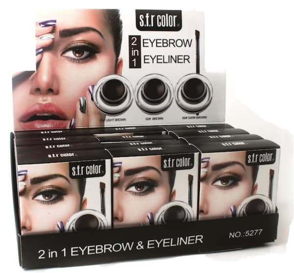 Øyenbrynsgelé - Øyenbrynspomade - 2in1 Eyeliner