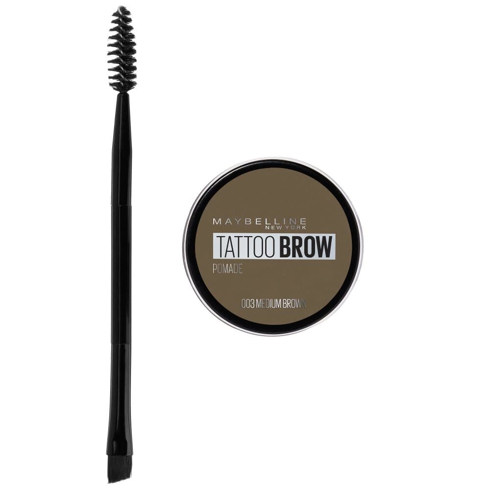 Maybelline - Tattoo Brow Pomade Pot - 03 Medium Brown