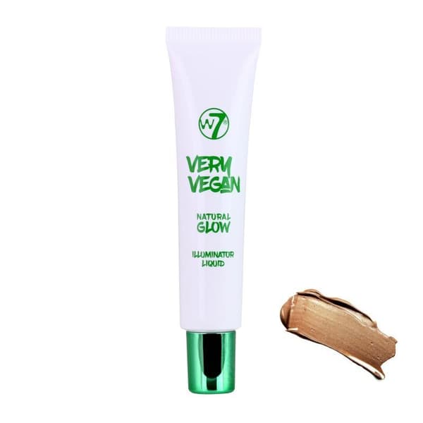 W7 Very Vegan Natural Glow Liquid Highlighter-Bare Bronze