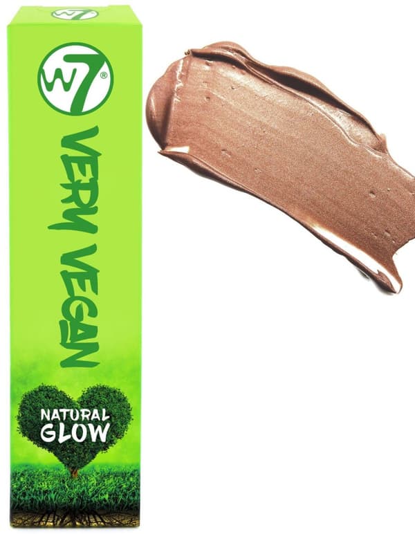 W7 Very Vegan Natural Glow Liquid Highlighter-Pretty Peach