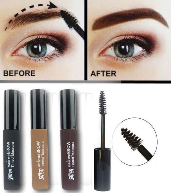 Saffron Make My Brow Tinted - Dark Brown