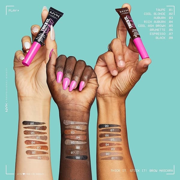 NYX PROF. MAKEUP  Thick it. Stick it! Brow Mascara - Espresso