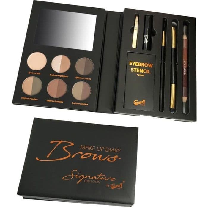 Presentbox set sminkkit för kompletta ögonbryn - 16st