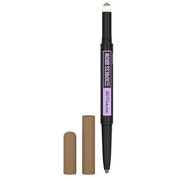 MAYBELLINE NEW YORK Brow Satin 2-i-1 ögonbrynspenna och pulver - 01 Mörkblond