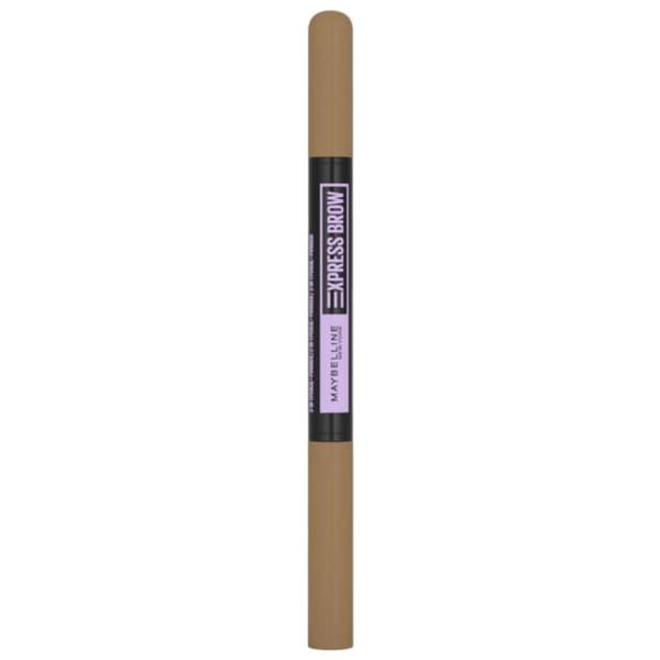 MAYBELLINE NEW YORK Brow Satin 2-i-1 ögonbrynspenna och pulver - 01 Mörkblond