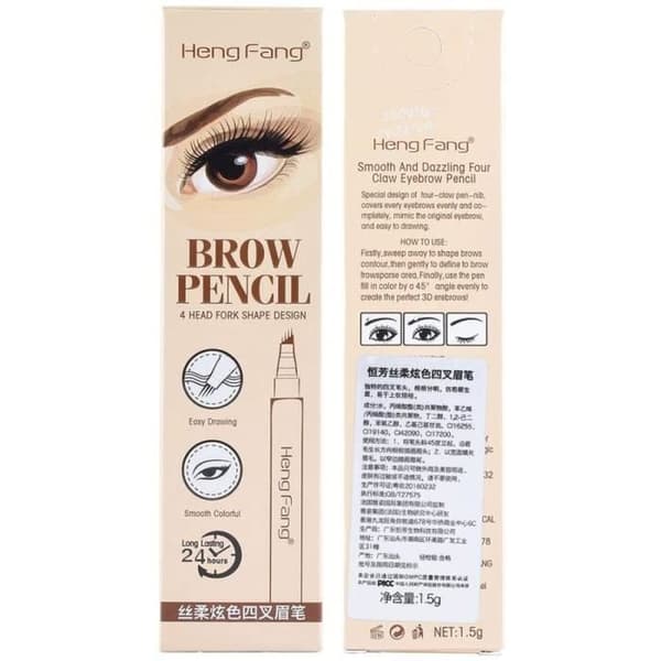 Ögonbrynspenna, automatisk roterande ögonbrynspenna Makeup Penna, Vattentät ögonbrynspenna Ögonbrynspenna för makeup
