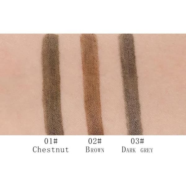 Tatuering ögonbrynspenna med fyra spetsar Långvarig vattenfast ögonmakeup Gel Crayon Sourcil
