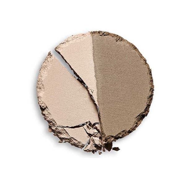 Makeup Revolution - Duo Brow Powder - Medium Brown Bi-Color