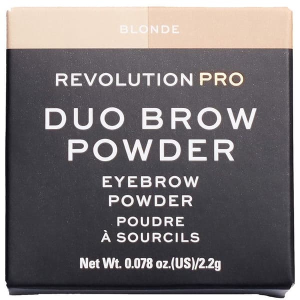 Makeup Revolution - Duo Brow Powder - Blond