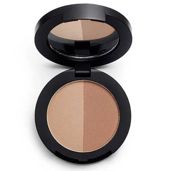 Makeup Revolution - Duo Brow Powder - Mjuk brun