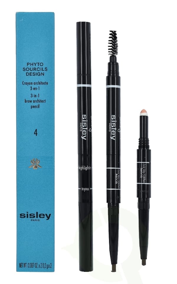 Sisley Phyto Sourcils Design 3-In-1 Brow Architect Pencil 0,4 g #4 Moka