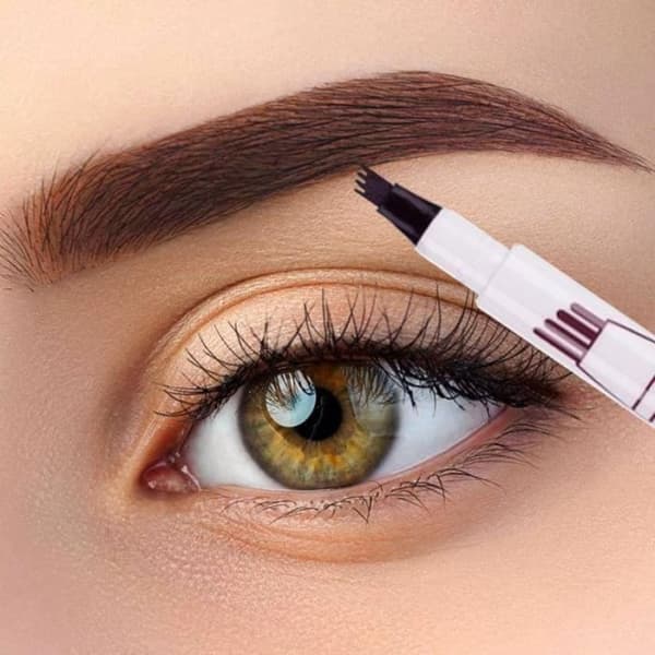 SHOP-STORY - Eyebrow Pencil Tattoo Natural Effect Vattentät Micro-Precision ChÃ ¢ tain