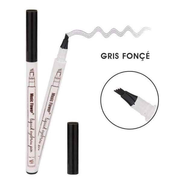 SHOP-STORY - Eyebrow Pencil Tattoo Natural Effect Vattentät Micro-Precision Mörkgrå