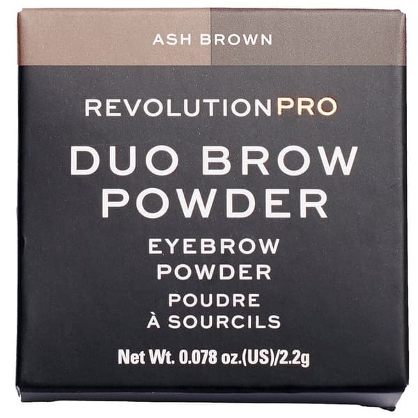 Makeup Revolution - Duo Brow Powder - Ash Brown Bi-color