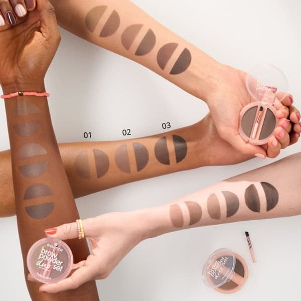 Essence - Poudre Sourcils Brow Powder Duo Set - 01 Ljus