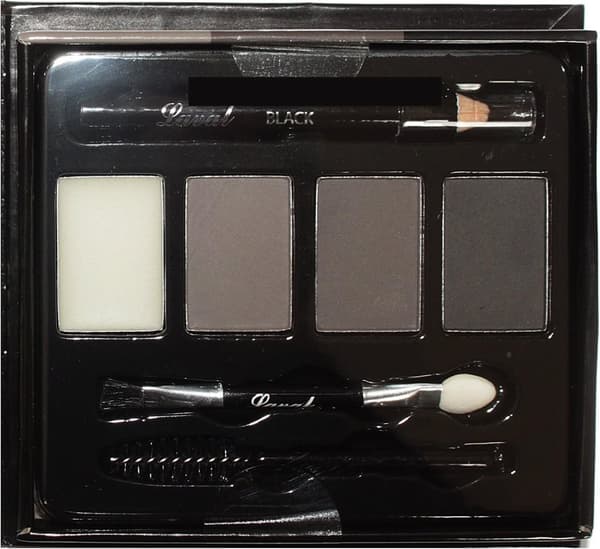 Laval Brow Palette 9 PCS-Pencil+Brush+Wax+3Powders-Dark Toned