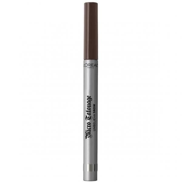 Ögonbrynsmarkör - L'OREAL PARIS - N°108 Mörk brunett - Mikropigmentering - 48h Hold - Naturlig finish
