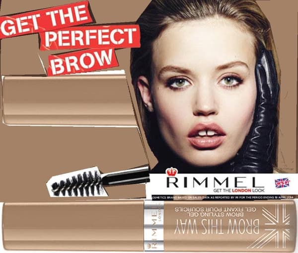 2st Rimmel Brow This Way Brow Styling Gel with Argan Oil-Blonde