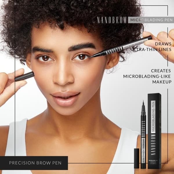 Nanobrow Espresso Microblading Eyebrow Pencil - ögonbrynspenna, microblading effekt, accentuerar, förtätar och fyller ut ögonbrynen