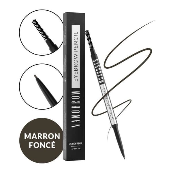 Nanobrow Eyebrow Pencil Mörkbrun - Perfekt accentuerade, fyllda och definierade ögonbryn
