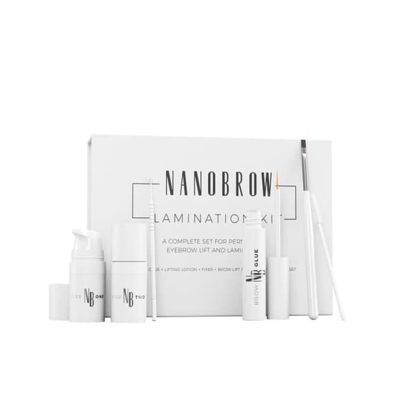 Nanobrow Lamination Kit för ögonbryn - professionell ögonbrynsstyling hemma, DIY-lamineringssats