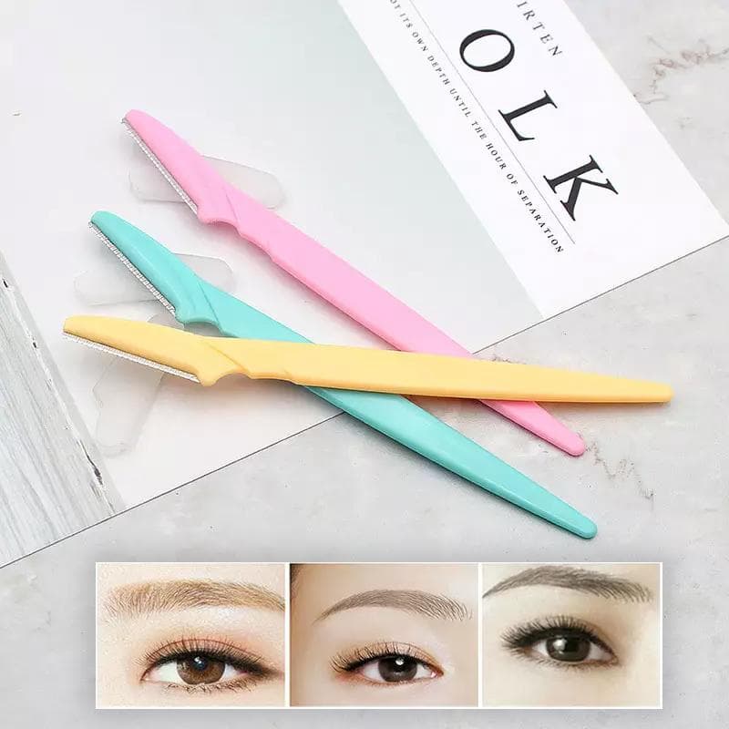 3-Pack - Ögonbrynsknivar - Eyebrow Cutter