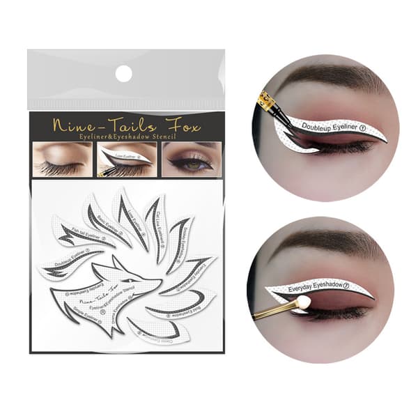 INF Professionel eyeliner stencil øjenskygge stempelpuder makeup værktøj