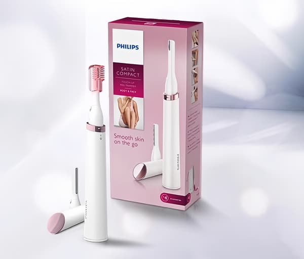Philips elektrisk øjenbrynstrimmer øjenbrynstrimmer automatisk barbermaskine kvindelig nybegynder skønhedstrimmer HP6389